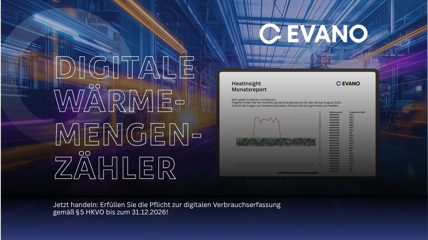 EVANO Digitale Betriebsführung für Energieanlagen, Wärmenetze und nachhaltige Versorgungslösungen